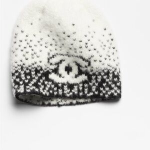 CHANEL Monochrome Knit Beanie